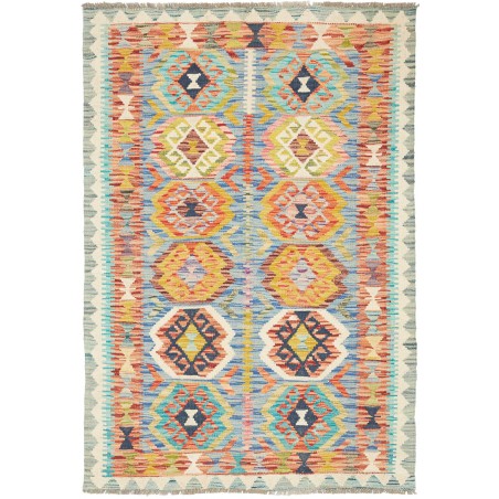 Tappeto Kilim Afghanistan beige marrone 103x151