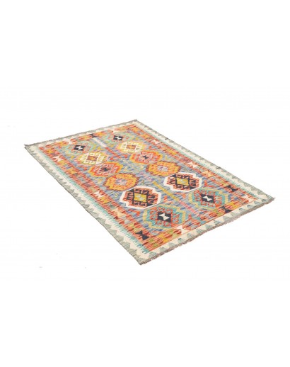Tappeto Kilim Afghanistan beige marrone 103x151