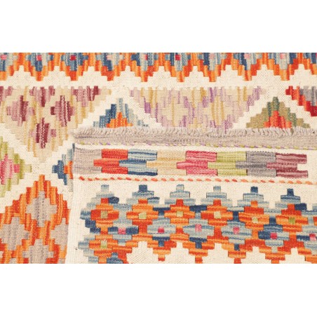 Tappeto Kilim Afghanistan beige arancione 95x157