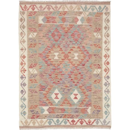 Tappeto Kilim Afghanistan marrone 104x145