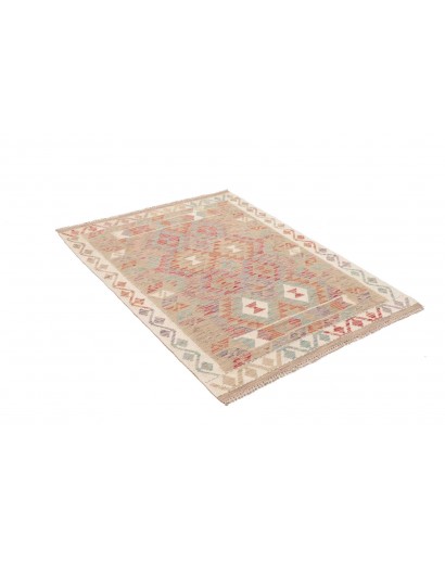 Tappeto Kilim Afghanistan marrone 104x145