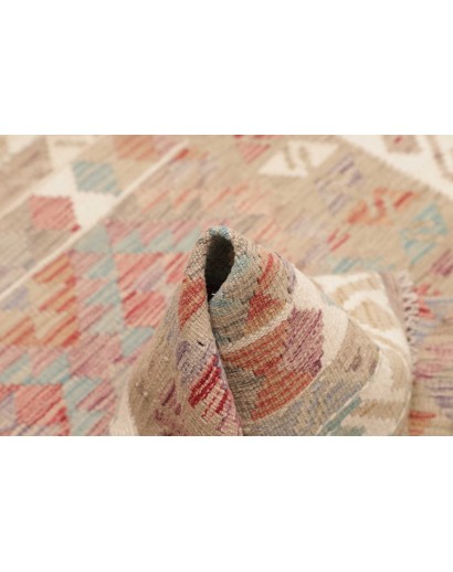 Tappeto Kilim Afghanistan marrone 104x145