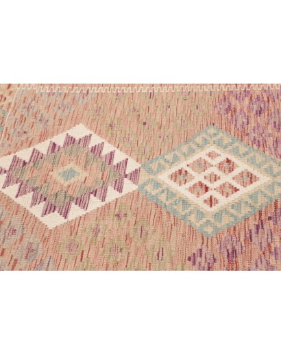 Tappeto Kilim Afghanistan marrone bianco 101x145