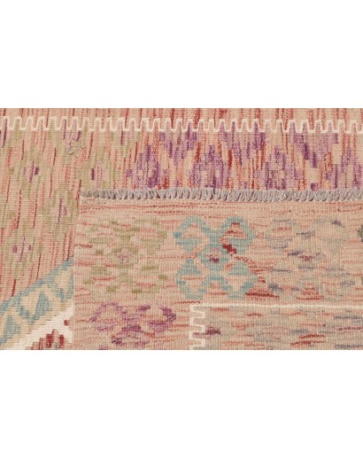 Tappeto Kilim Afghanistan marrone bianco 101x145