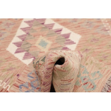 Tappeto Kilim Afghanistan marrone bianco 101x145