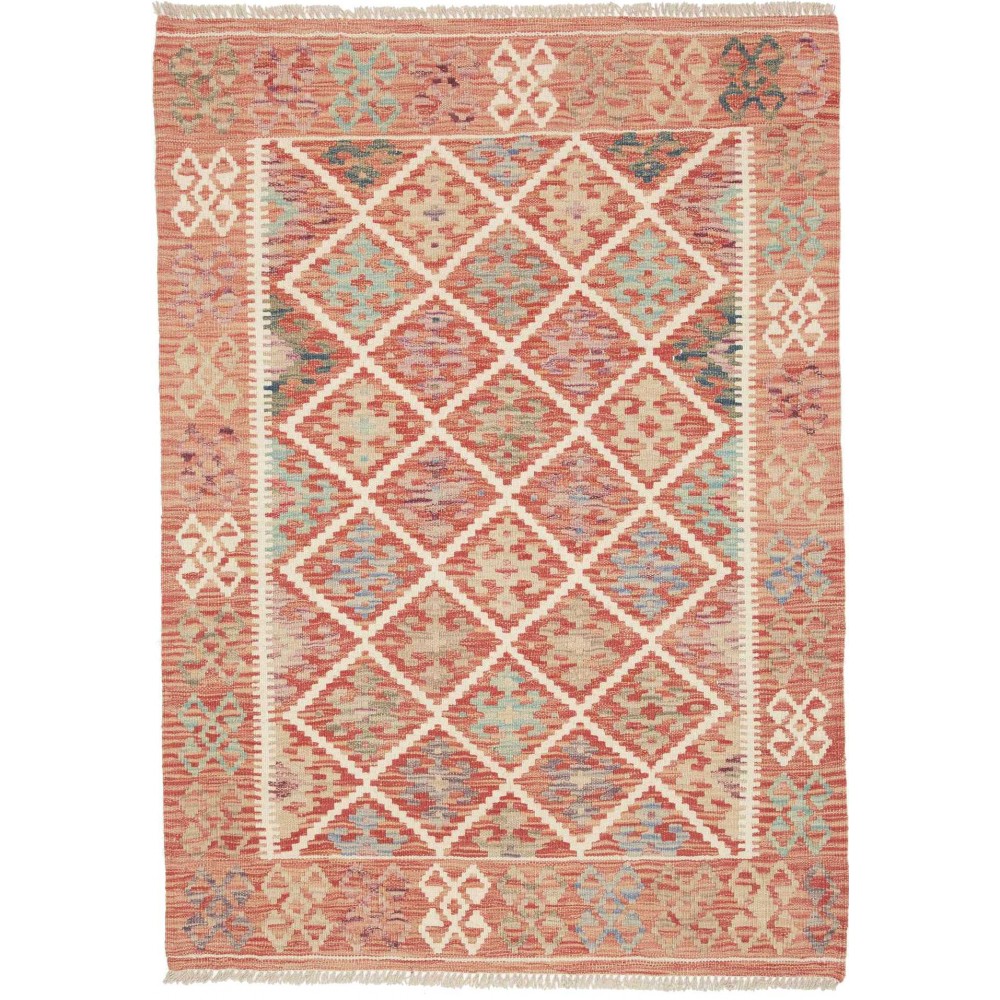 Tappeto Kilim Afghanistan marrone 105x146
