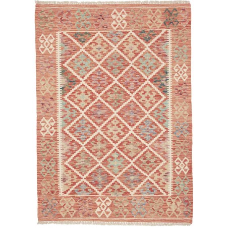 Tappeto Kilim Afghanistan marrone 105x146