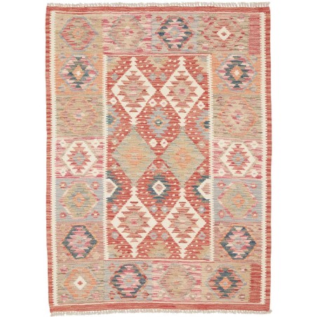 Tappeto Kilim Afghanistan marrone 105x145