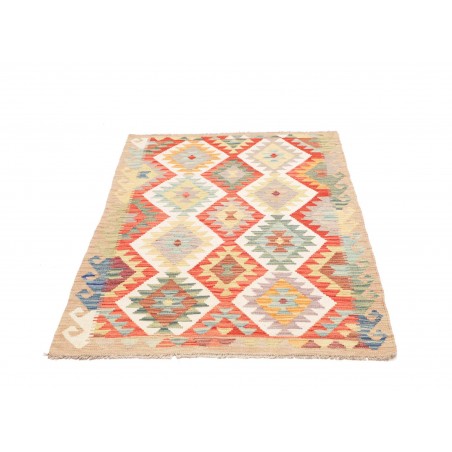 Tappeto Kilim Afghanistan giallo arancione 104x153