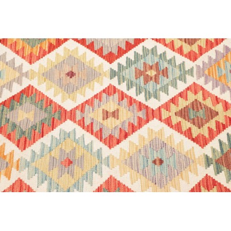 Tappeto Kilim Afghanistan giallo arancione 104x153