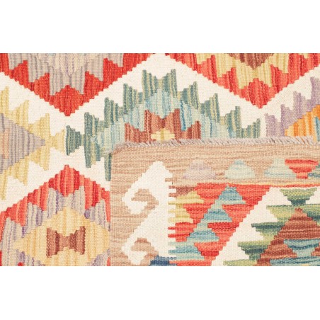Tappeto Kilim Afghanistan giallo arancione 104x153