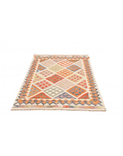 Tappeto Kilim Afghanistan beige marrone 106x151