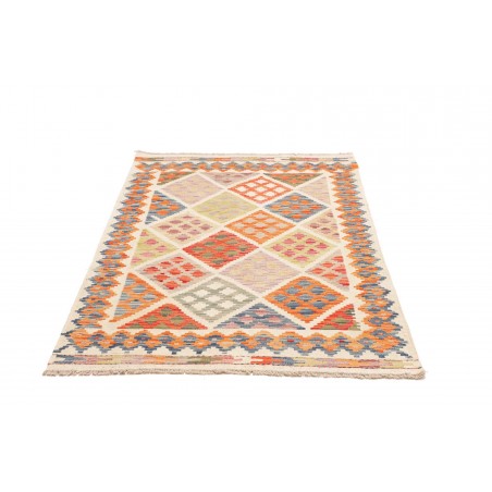 Tappeto Kilim Afghanistan beige marrone 106x151