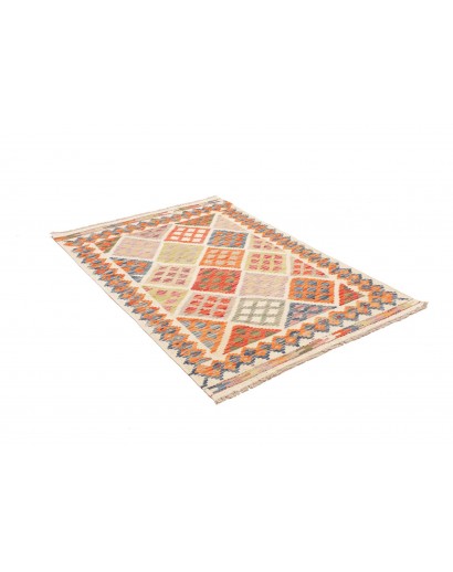Tappeto Kilim Afghanistan beige marrone 106x151