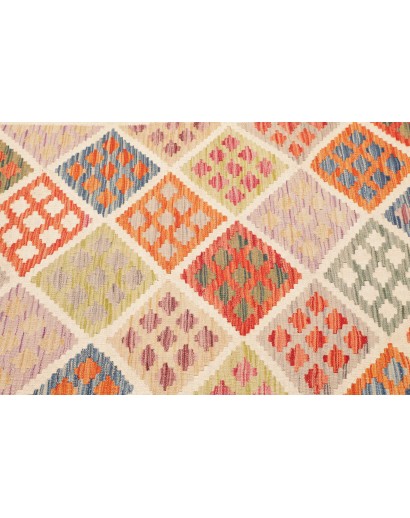 Tappeto Kilim Afghanistan beige marrone 106x151