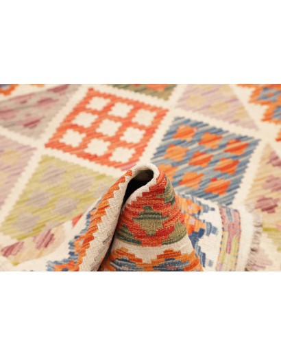 Tappeto Kilim Afghanistan beige marrone 106x151