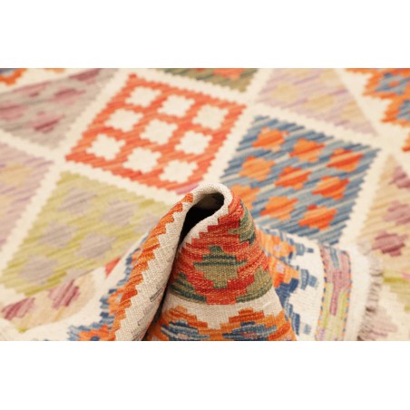 Tappeto Kilim Afghanistan beige marrone 106x151