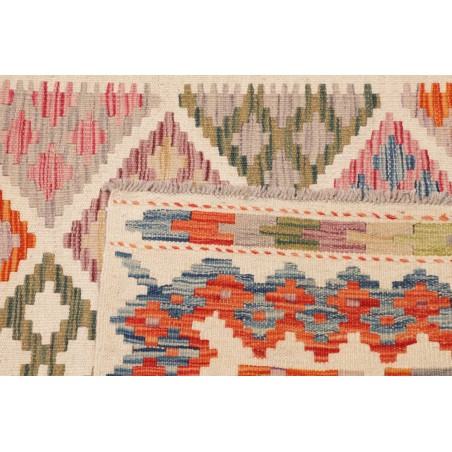 Tappeto Kilim Afghanistan beige arancione 98x151