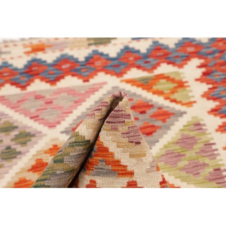 Tappeto Kilim Afghanistan beige arancione 98x151