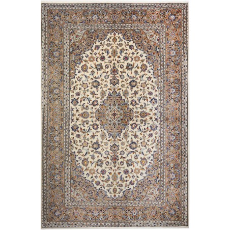 Tappeto Kashan Persia marrone grigio 203x310