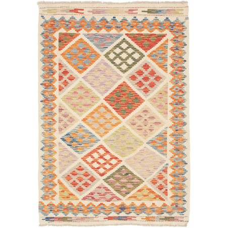 Tappeto Kilim Afghanistan giallo 102x148