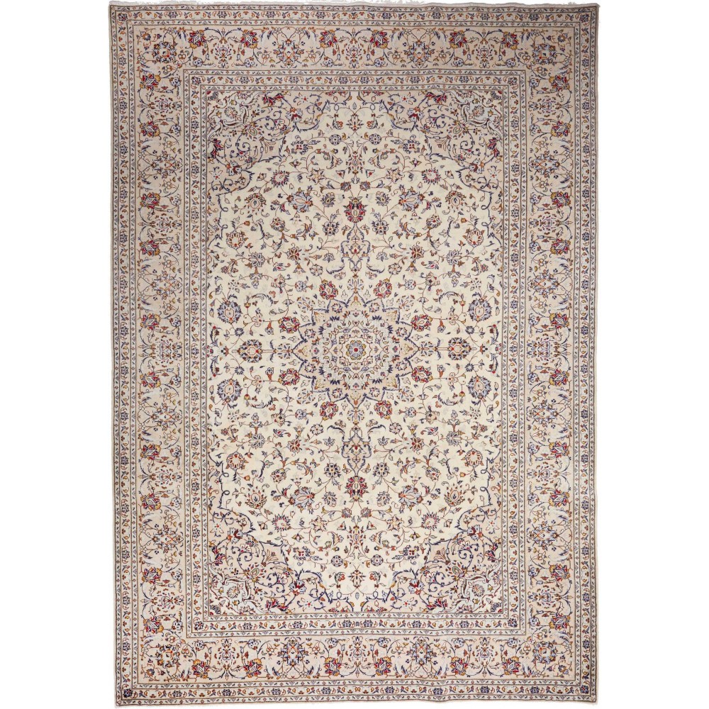 Tappeto Kashan Persia beige marrone 238x342 Tappeto Kashan Persia beige marrone 238x342