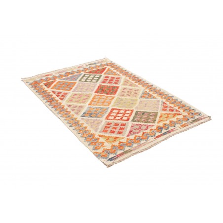 Tappeto Kilim Afghanistan giallo 102x148