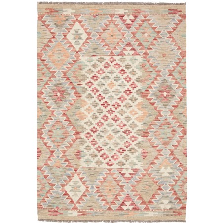 Tappeto Kilim Afghanistan marrone beige 103x147