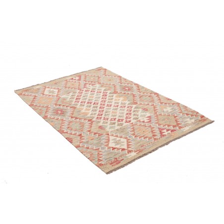 Tappeto Kilim Afghanistan marrone beige 103x147