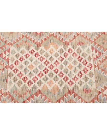 Tappeto Kilim Afghanistan marrone beige 103x147