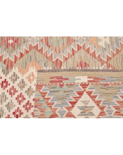 Tappeto Kilim Afghanistan marrone beige 103x147