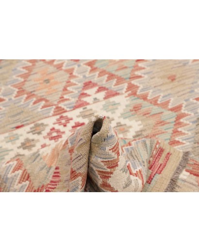Tappeto Kilim Afghanistan marrone beige 103x147