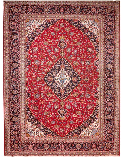 Tappeto Ardakan Persia marrone blu 306x410