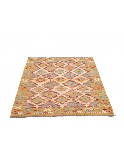 Tappeto Kilim Afghanistan marrone 104x145