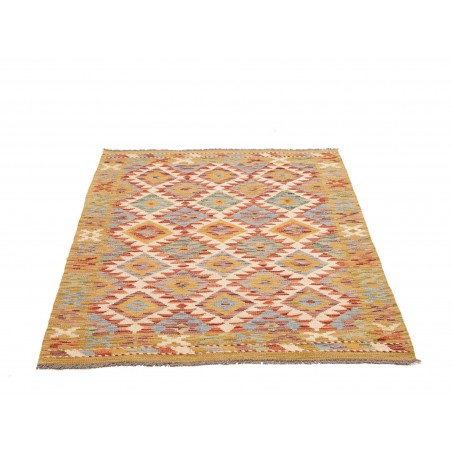 Tappeto Kilim Afghanistan marrone 104x145