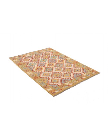 Tappeto Kilim Afghanistan marrone 104x145