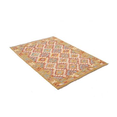 Tappeto Kilim Afghanistan marrone 104x145