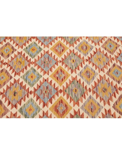 Tappeto Kilim Afghanistan marrone 104x145