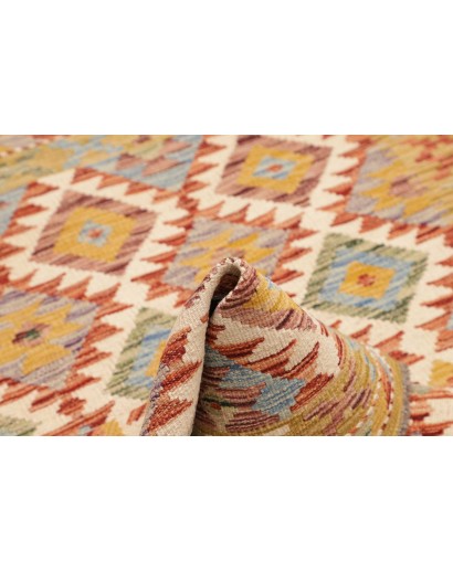Tappeto Kilim Afghanistan marrone 104x145