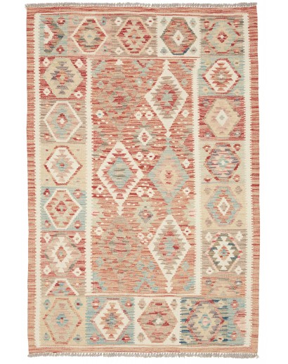Tappeto Kilim Afghanistan marrone 103x153