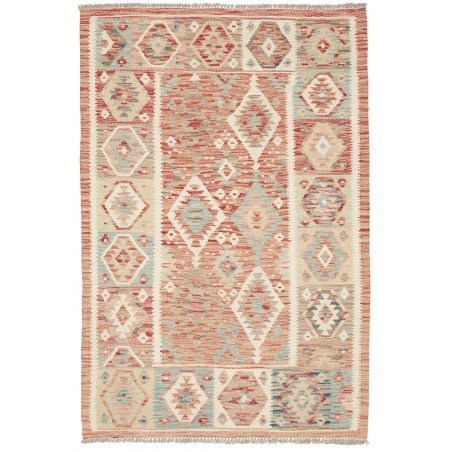 Tappeto Kilim Afghanistan marrone 103x153