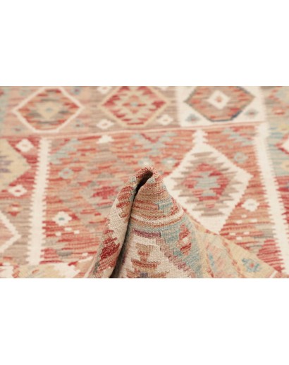 Tappeto Kilim Afghanistan marrone 103x153