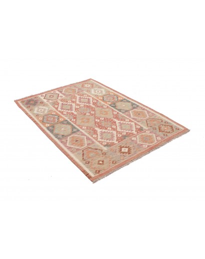 Tappeto Kilim Afghanistan marrone 106x148