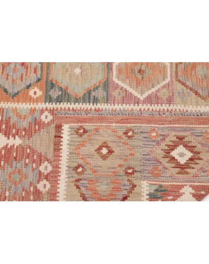 Tappeto Kilim Afghanistan marrone 106x148