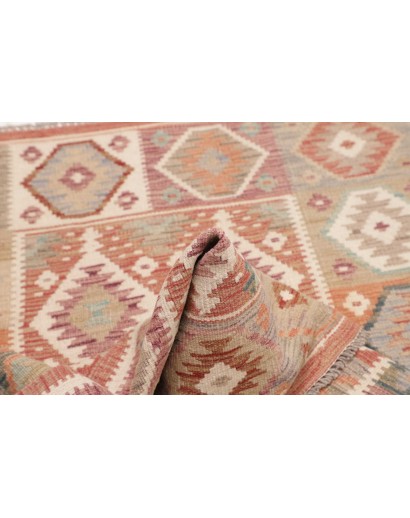 Tappeto Kilim Afghanistan marrone 106x148