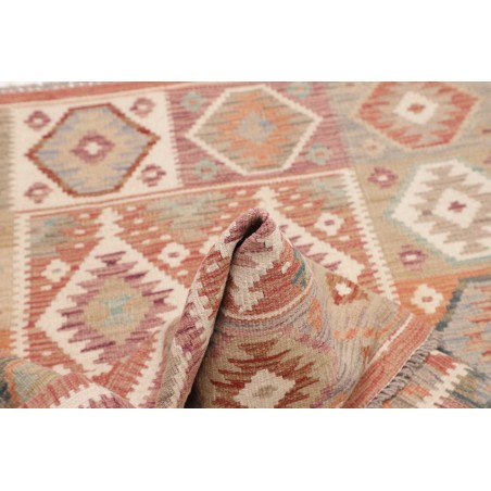 Tappeto Kilim Afghanistan marrone 106x148