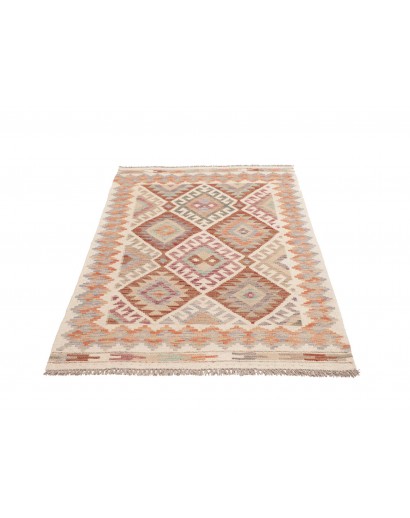 Tappeto Kilim Afghanistan beige marrone 101x154
