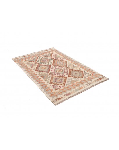 Tappeto Kilim Afghanistan beige marrone 101x154