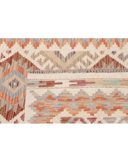 Tappeto Kilim Afghanistan beige marrone 101x154