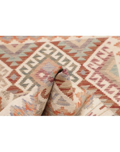 Tappeto Kilim Afghanistan beige marrone 101x154